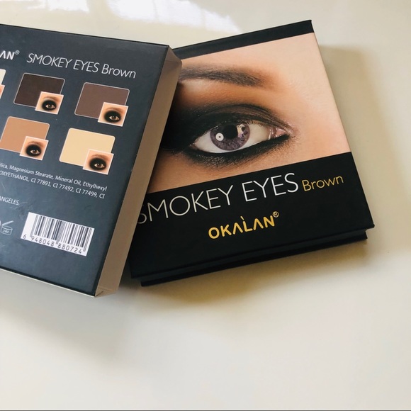 SMOKEY EYES BROWN. PALETTE WITH BRUSH. - Picture 4 of 4